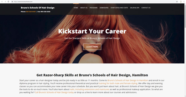 Bruno’s School Of Hair Design